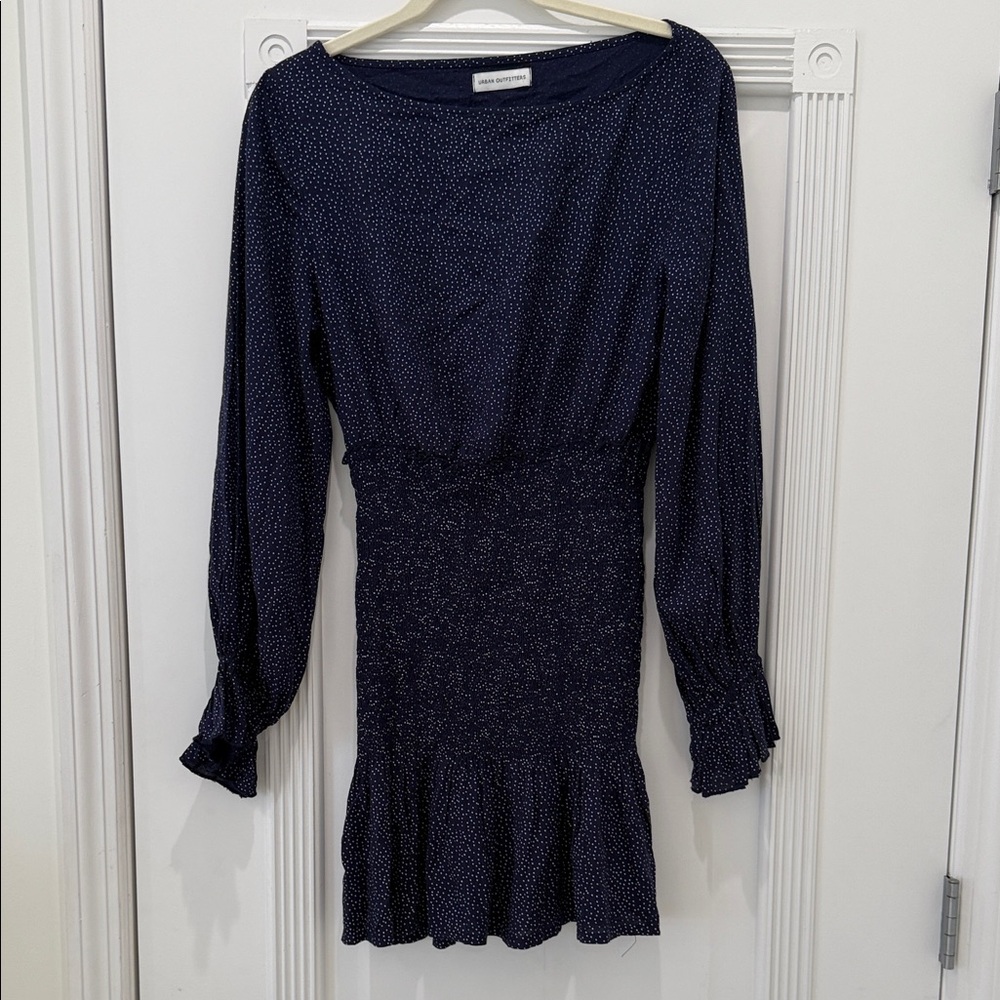 Urban Outfitters Long Sleeve Blue Women's Dress